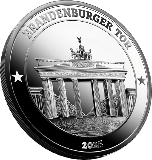 1 Unze Silber Brandenburger Tor (Auflage: 5.000 | Polierte Platte)