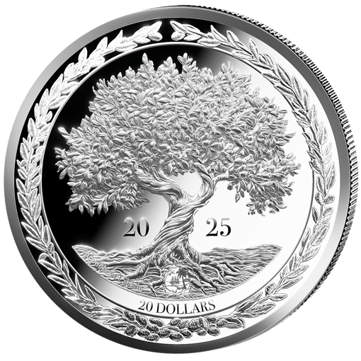 1 Unze Silber Friedenstaube 2025 (Auflage: 5.000 | Polierte Platte)