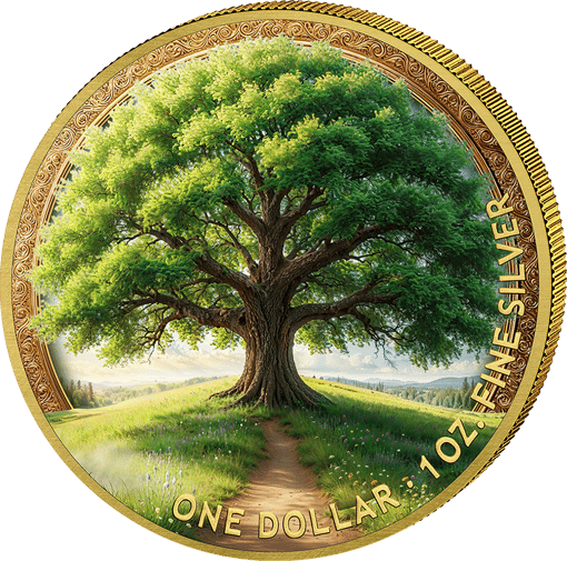 1 Unze Silber Sommer Jahreszeiten 2025 (Auflage: 100 | teilvergoldet)