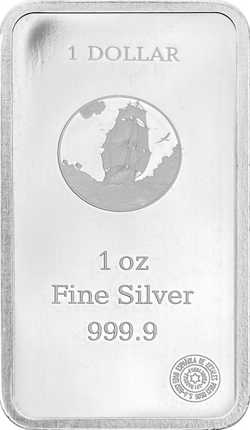 1 Unze Silber Münzbarren Ascension Island