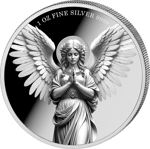 1 Unze Silber Schutzengel 2026 (Auflage: 5.000 | Polierte Platte)