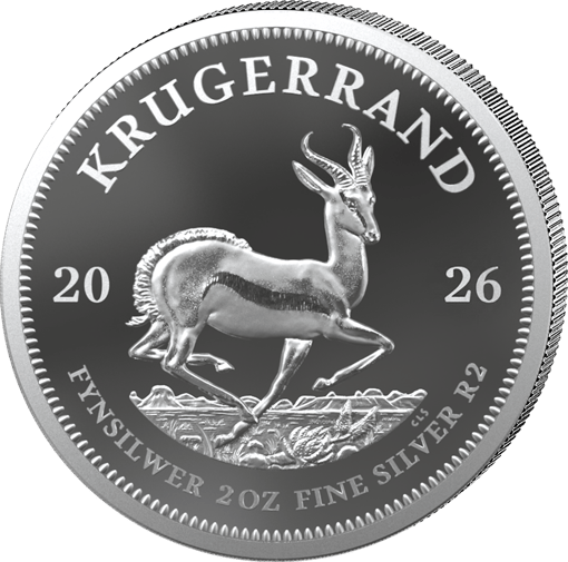 2 Unze Silber Krügerrand 2026 PP (Auflage: 10.000 | Polierte Platte)