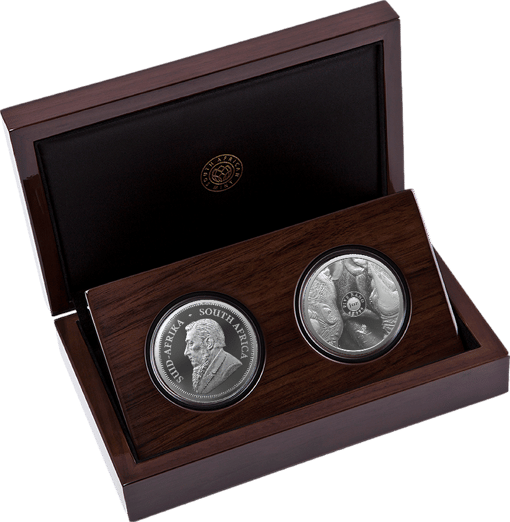 Big Five III Silber Krügerrand Privymark Set Nashorn 2025 (Auflage: 1.000 | Polierte Platte)