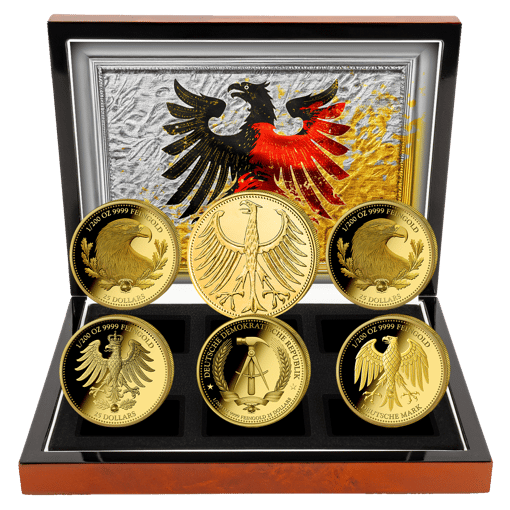 Gold Deutsche Währungsset 2025 (Auflage: 250 | Polierte Platte)