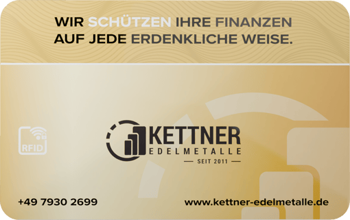 Kettner Silber Krisenschutzkarte (mit RFID Blocker)
