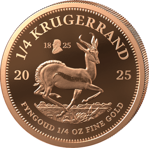 Krügerrand 4 Goldmünzen Fractional Set 200 Jahre Paul Kruger Privy Mark 2025 (Auflage: 100 | Polierte Platte)