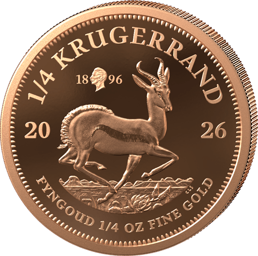 Krügerrand 4 Goldmünzen Fractional Set Kaiser Wilhelm II. Privy Mark 2026 (Auflage: 150 | Polierte Platte)