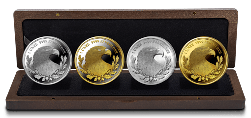 Silbermark Silber Set 2025 (Auflage: 250 | teilvergoldet | Polierte Platte)