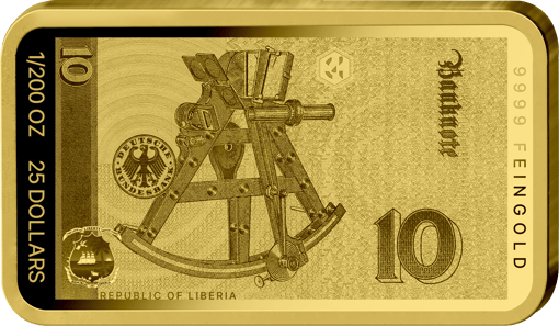 10 Deutsche Mark Gold Münzbarren (Auflage: 5.000 | Polierte Platte)