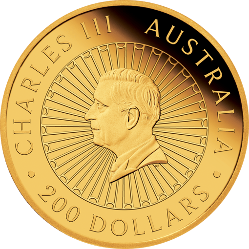 2 Unze Gold Great Southern Land Opal Serie 2025 (Auflage: 200 | Polierte Platte)