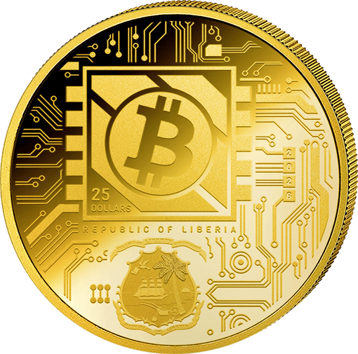 1/200 Unze Gold Bitcoin 2026 (Auflage: 5.000 | Polierte Platte)