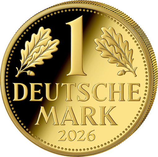1/200 Unze Gold Deutsche Mark 2026 (Auflage: 5.000 | Polierte Platte)