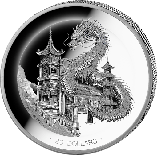 1 Unze Silber Chinesischer Drache 2026 (Auflage: 1.000 | Polierte Platte)