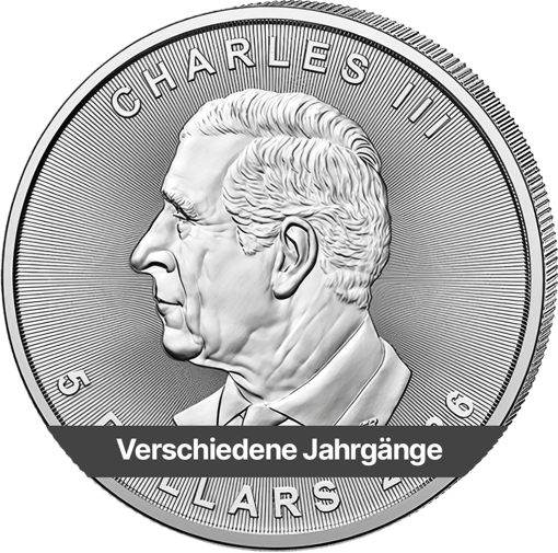 1 Unze Silber Maple Leaf (Verschiedene Jahrgänge)