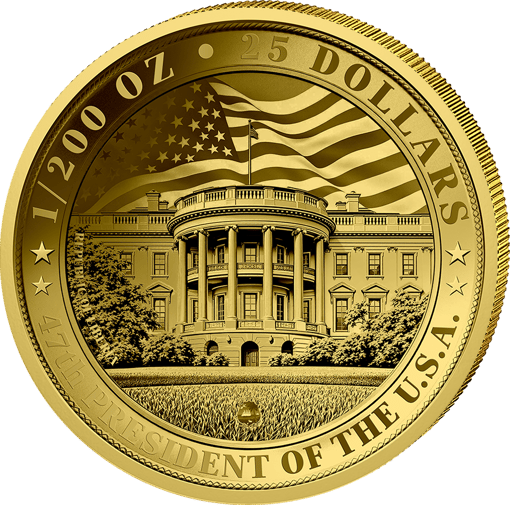 1/200 Unze Gold Donald Trump 2026 (Auflage: 5.000 | Polierte Platte)