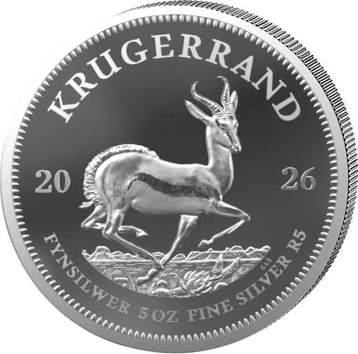 5 Unze Silber Krügerrand 2026 PP (Auflage: 800 | Polierte Platte)