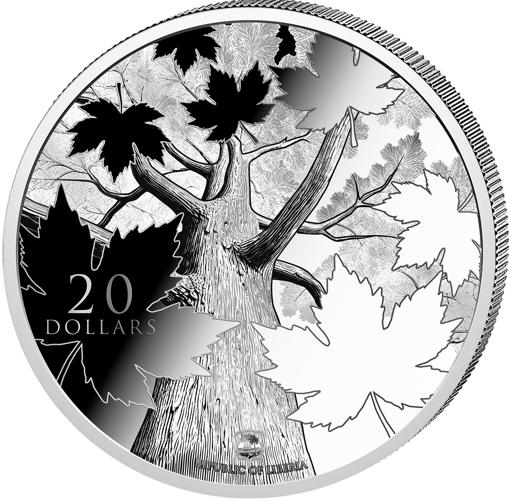 1 Unze Silber Triple Maple Leaf 2026 (Auflage: 1.000 | Polierte Platte)