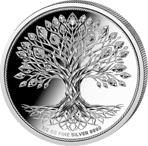 1/2 Unze Silber Mystischer Lebensbaum 2026 (Auflage: 5.000 | Polierte Platte)