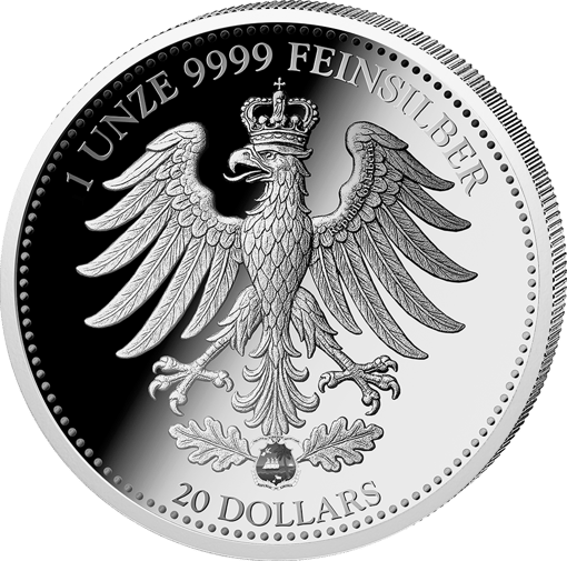 1 Unze Silber Reichsmark 2026 (Auflage: 999 | 65mm | Polierte Platte)