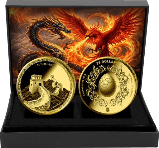 Legenden des Feuers Kleingold Set (Auflage: 80 | Polierte Platte)