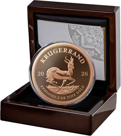 2 Unze Gold Piedfort Krügerrand 2026 PP (Auflage: 200 | Polierte Platte)