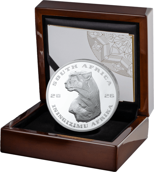1 kg Silber African Range Gepard 2026 (Auflage: 100 | High Relief | Polierte Platte)