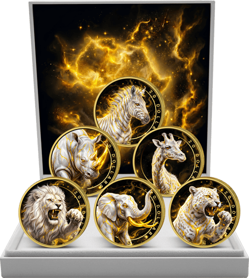 African White Animals Set 2026 (Auflage: 50 | teilvergoldet)