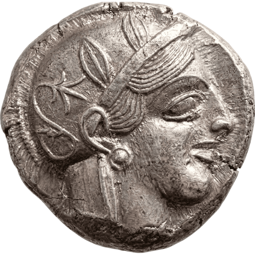 Antike Silber Tetradrachme (440-404 vor Christus)