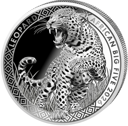 1 oz Silver African Big Five Leopard 2026 (Mintage: 1000 | Proof)