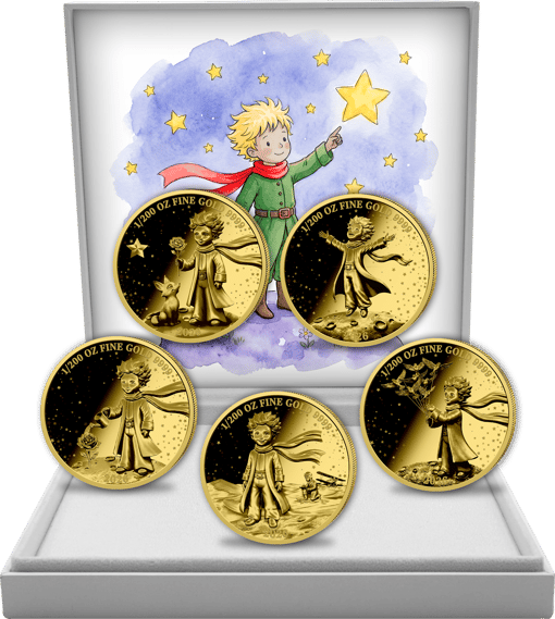 Gold Kleiner Prinz Set 2026 (Auflage: 250 | Polierte Platte)