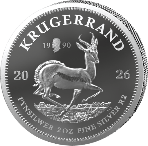 2 Unze Silber Krügerrand Willy Brandt Privymark 2026 PP (Auflage: 2.000 | Polierte Platte)
