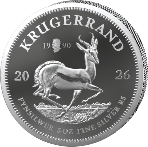 5 Unze Silber Krügerrand Willy Brandt Privy Mark 2026 PP (Auflage: 250 | Polierte Platte)