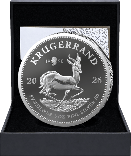 5 Unze Silber Krügerrand Willy Brandt Privy Mark 2026 PP (Auflage: 250 | Polierte Platte)
