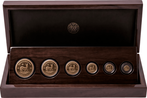 Krügerrand 6 Goldmünzen Prestige Set Willy Brandt Privy Mark 2026 (Auflage: 20 | Polierte Platte)