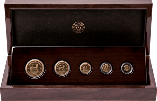 Krügerrand 5 Goldmünzen Fractional Set Willy Brandt Privy Mark 2026 PP (Auflage: 30 | Polierte Platte)