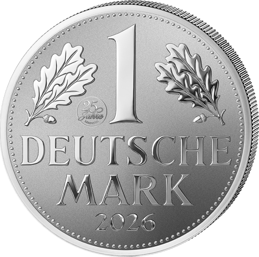 1 Unze Silber Deutsche Mark Privy Mark 2026 (Auflage: 250 | Reverse Proof)