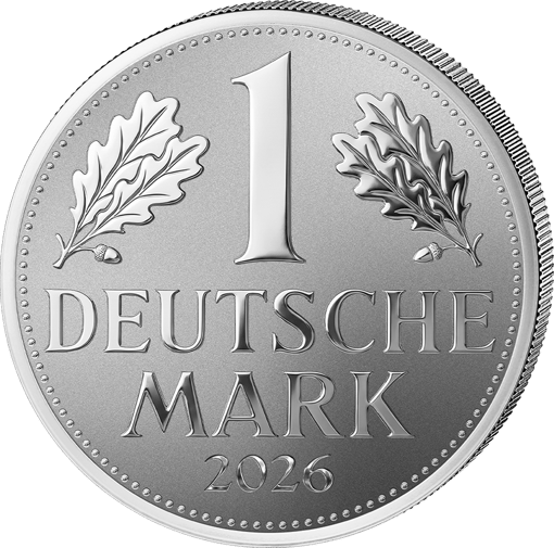 2 Unze Silber Deutsche Mark 2026 (Auflage: 250 | Reverse Proof)