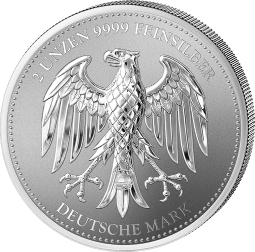 2 Unze Silber Deutsche Mark 2026 (Auflage: 250 | Reverse Proof)