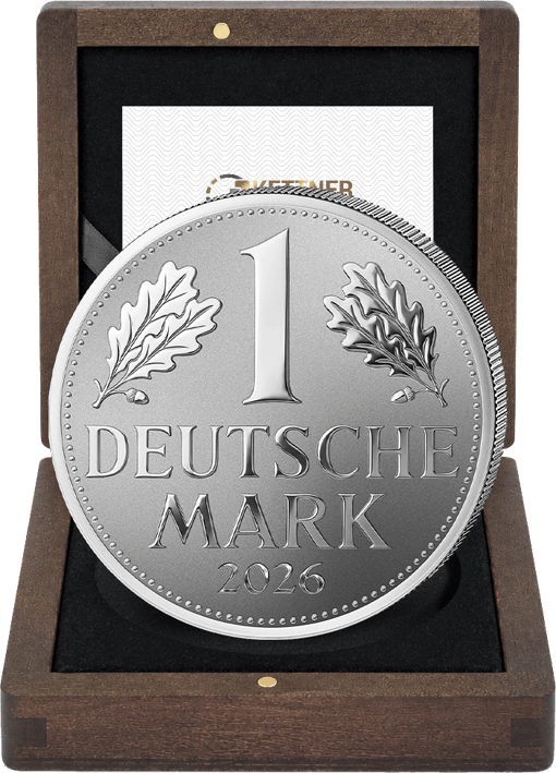 5 Unze Silber 1 Deutsche Mark 2026 (Auflage: 99 | Reverse Proof)