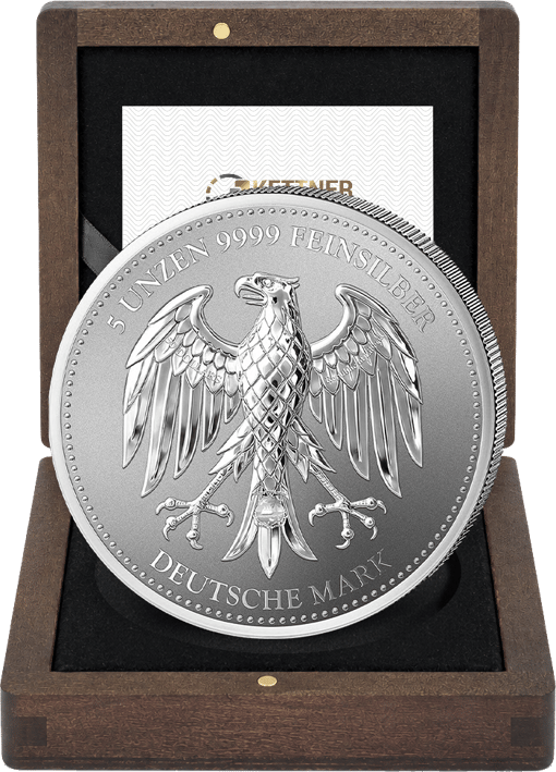 5 Unze Silber 1 Deutsche Mark 2026 (Auflage: 99 | Reverse Proof)