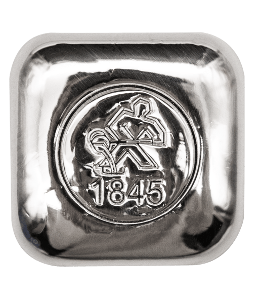 1 Ounce Silver Bar Heimerle und Meule (cast)