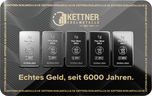Kettner-Karte, 5 × 1 g