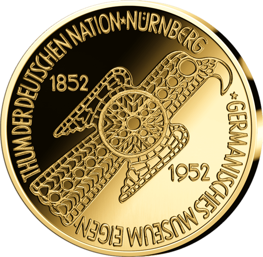 1/4 Unze Gold 5 Deutsche Mark Germanisches Museum 2025 PP (Auflage: 499)