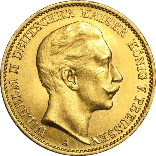 20 Mark Preußen Wilhelm II Goldmünze