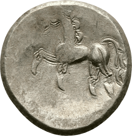 Tetradrachm of the Taurisci · horse side