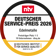 Deutscher Service-Preis 2026 - Edelmetalle - Preisträger Platz 1-3 (ntv)