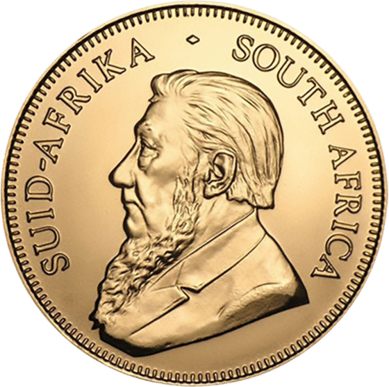Seite mit dem Porträt von Paul Kruger und der Umschrift SUID-AFRIKA SOUTH AFRICA
