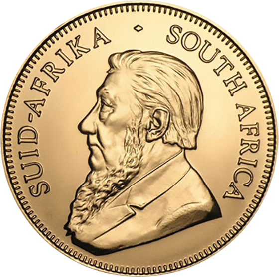 Seite mit dem Porträt von Paul Kruger und der Umschrift SUID-AFRIKA SOUTH AFRICA