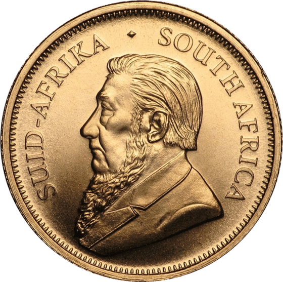 Seite mit dem Porträt von Paul Kruger und der Umschrift SUID-AFRIKA SOUTH AFRICA
