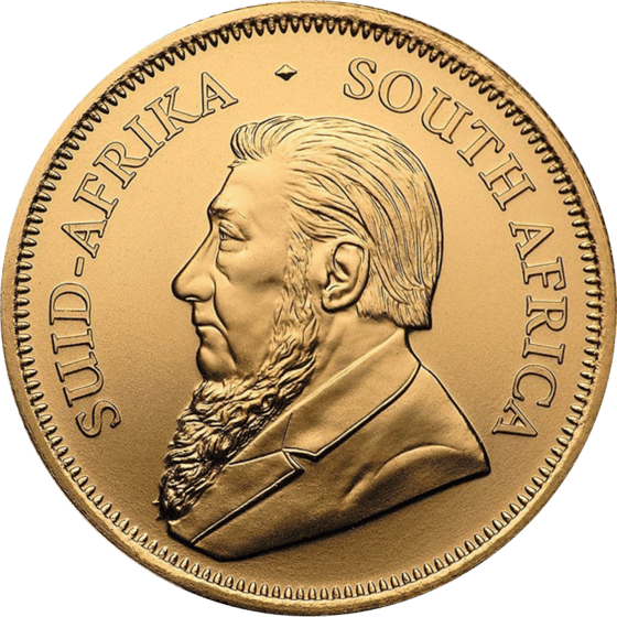 Seite mit dem Porträt von Paul Kruger und der Umschrift SUID-AFRIKA SOUTH AFRICA